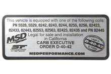 Load image into Gallery viewer, MSD Blaster Ignition Coil - Black