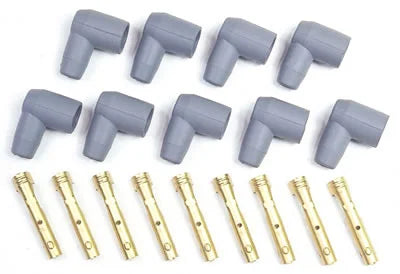 MSD Boot & Terminal Kit 90 Deg Female Socket Style Gray