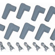 Load image into Gallery viewer, MSD Boot &amp; Terminal Kit 90 Degree Short HEI Gray