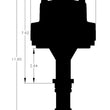 Load image into Gallery viewer, MSD Buick V8 215-350 Pro Billet Distributor 8548 - Side View