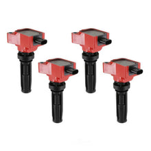 Load image into Gallery viewer, MSD COIL, RED, SET OF 4 825964 fits Ford ECO-BOOST 2.0L L4 - Main Product View