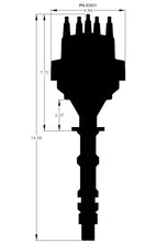 Load image into Gallery viewer, MSD Chevy 409/509 Ready to Run Distributor 83931 - Side View
