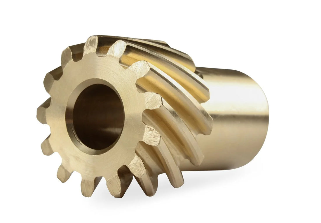 MSD Chevy Bronze Distributor Gear .500"ID 8471 - Installation View