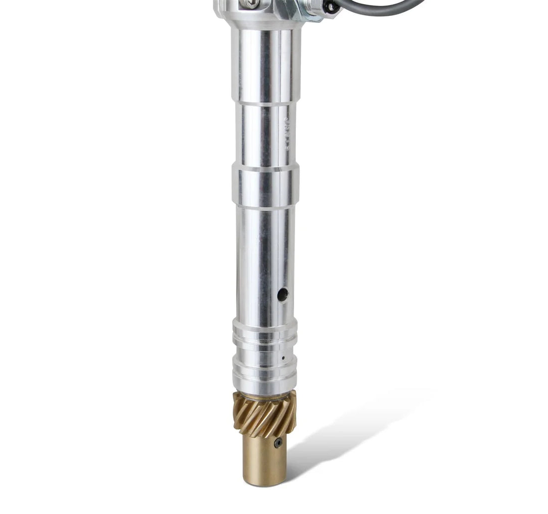 MSD Chevy Crank Trigger Distributor with adjustable Cam Sync Pick-up 23401MSD - Installation View