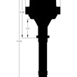 Load image into Gallery viewer, MSD Chevy Small / Big Block Dual Sync Distributor 2375MSD - Side View