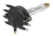 Load image into Gallery viewer, MSD Chevy Super Tall Block Black Crab Cap Distributor 84863 - Installation View