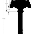 Load image into Gallery viewer, MSD Chevy V8 Crank Trigger Distributor 84697 - Side View