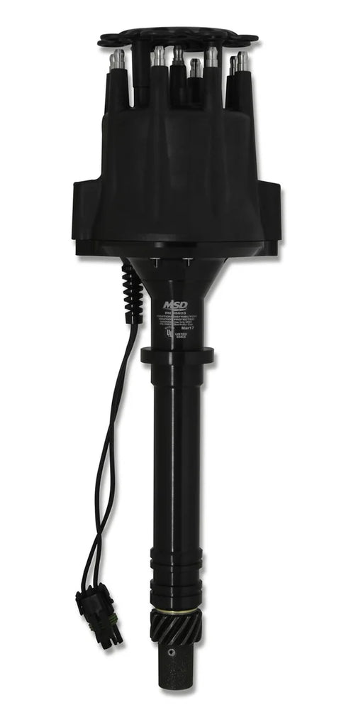 MSD Chevy V8 Marine Certified Distributor-Black 85603 - Main Product View