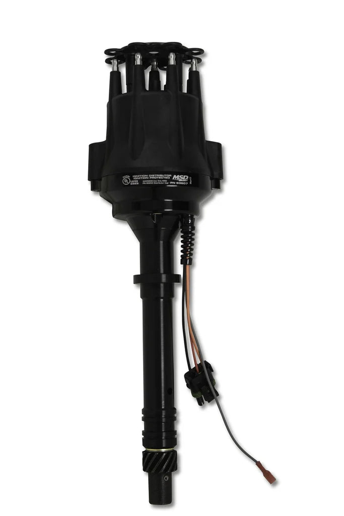 MSD Chevy V8 Marine Ready-to-Run Distributor- Black 83607 - Main Product View