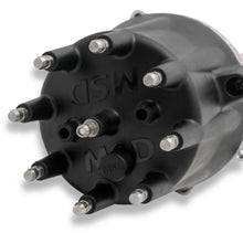 Load image into Gallery viewer, MSD Chevy V8 Pro-Billet Distributor w/Black Cap 85557 - Back View