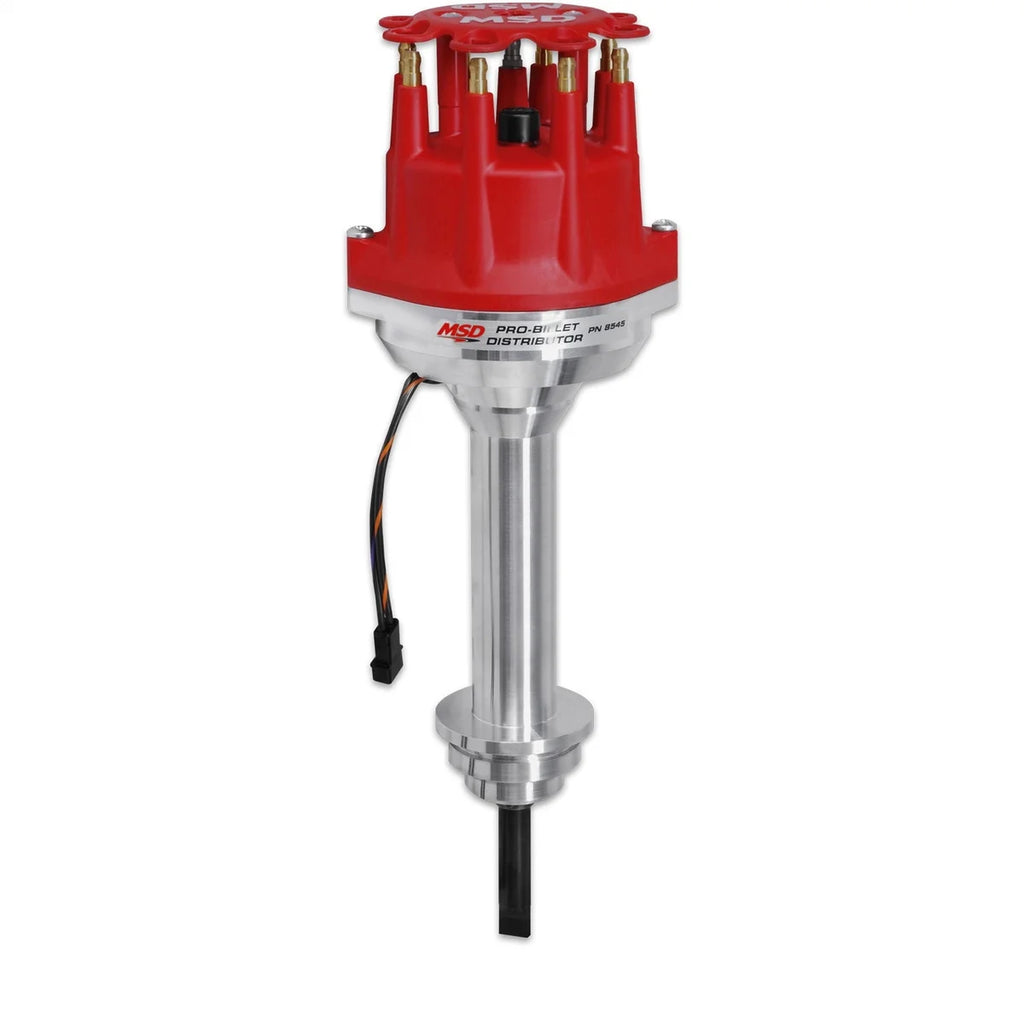 MSD Chrysler 383,400 Small Diameter Pro-Billet Distributor 8545 - Main Product View