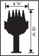 Load image into Gallery viewer, MSD Chrysler 383,400 Small Diameter Pro-Billet Distributor 8545 - Side View