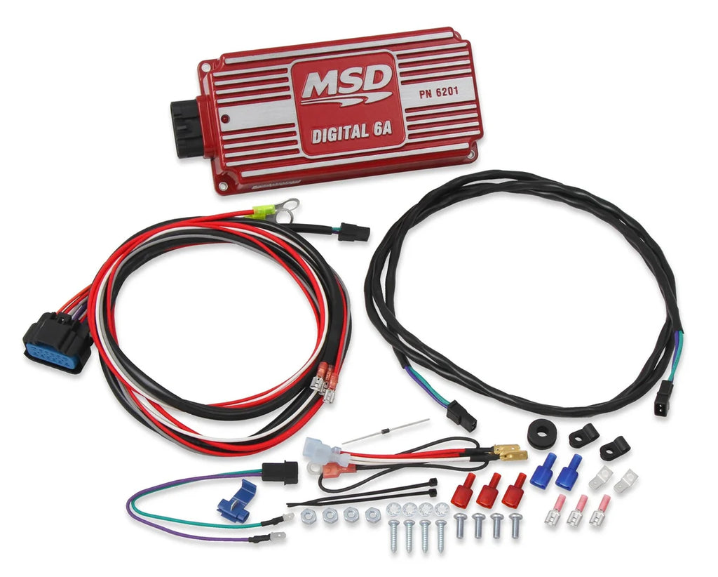 MSD Compatible with 4, 6, or 8 Cylinder Engines - Built-in LED for System Checks 6201 - Side View