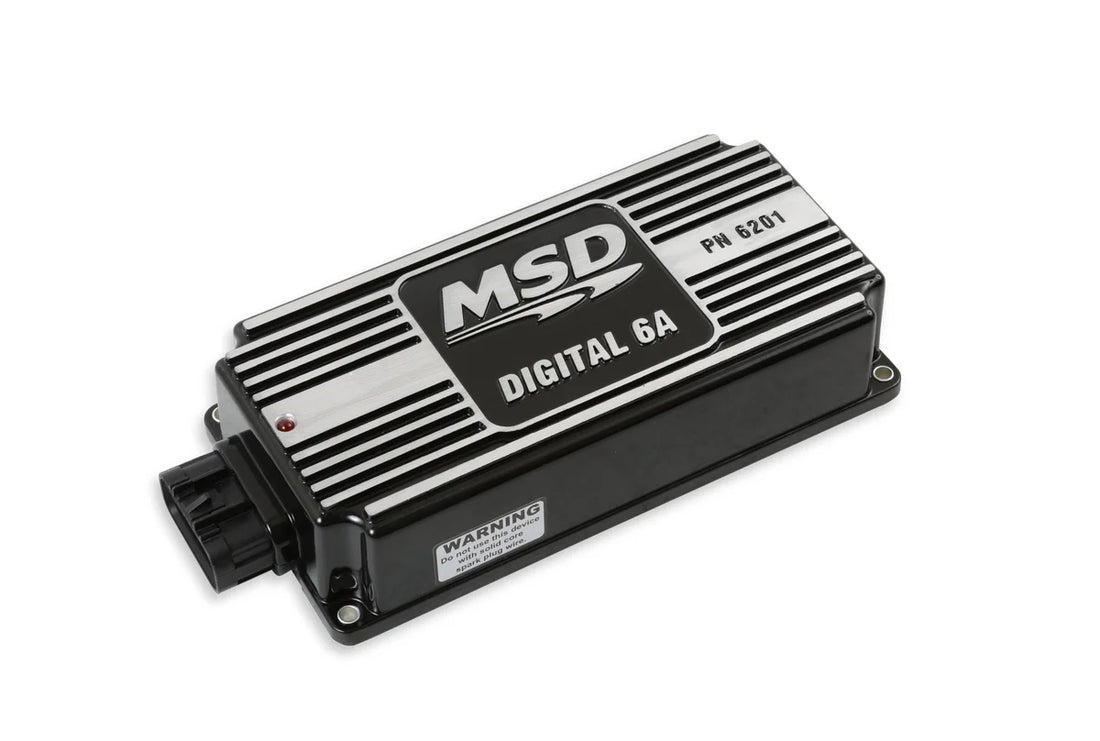 MSD Compatible with 4, 6, or 8 Cylinder Engines - Built-in LED for System Checks - Side View