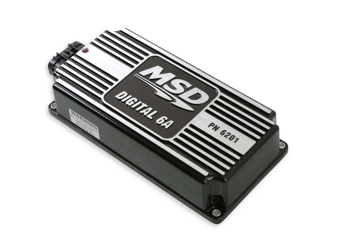 MSD Compatible with 4, 6, or 8 Cylinder Engines - Built-in LED for System Checks - Back View