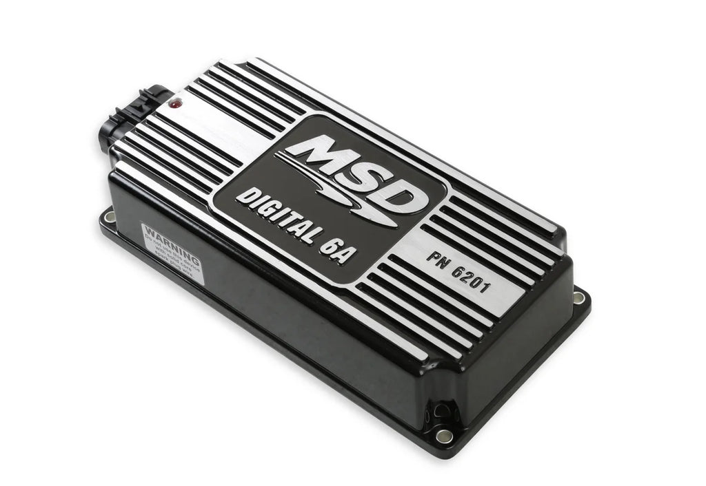 MSD Compatible with 4, 6, or 8 Cylinder Engines - Built-in LED for System Checks - Back View