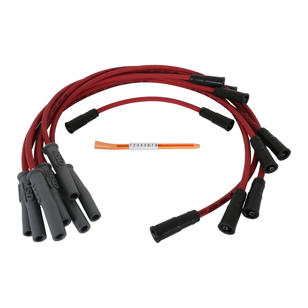 MSD Conductor Plug Wire Set, Dually fits 1996-1999 Chevrolet C2500 Suburban / 1996-1999 Chevrolet C3500 / 1996-1999 Chevro...
