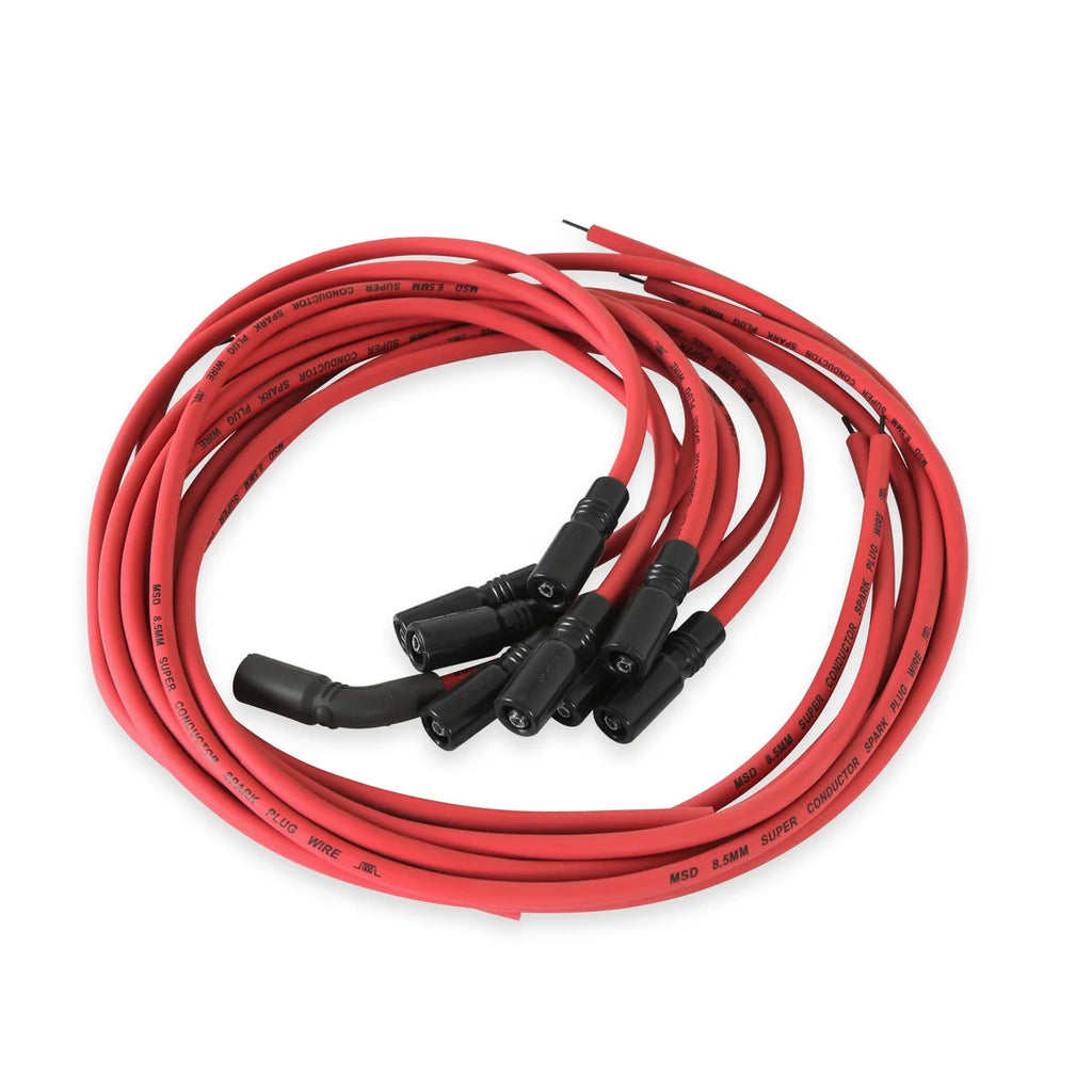 MSD Conductor Plug Wire Set, Univ. w/straight boot fits 1994-1996 Buick Commercial Chassis / 1994-1996 Buick Roadmaster / ...