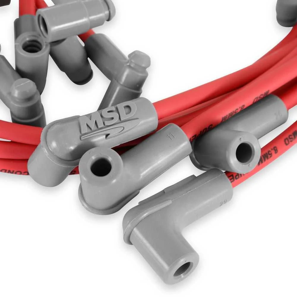 MSD Conductor Spark Plug Wire Set, w/HEI Cap 35659 fits 1969, 1971-1974 Chevrolet Small Block / GMC - Installation View