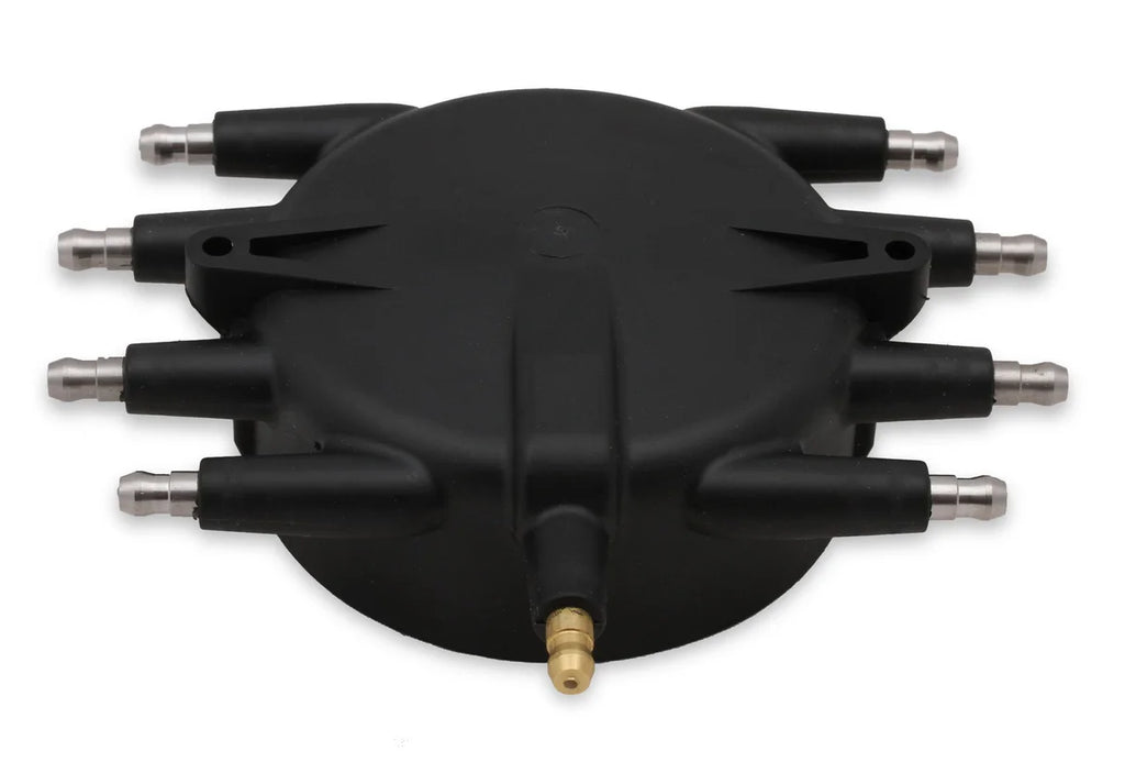 MSD Crab Style Distributor Cap Black - Back View