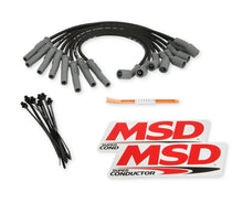 Load image into Gallery viewer, MSD Direct replacement 8.5 mm Super Conductor spark plug wire set. - Side View