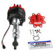 Load image into Gallery viewer, MSD Distributor, Billet Ford 351W, for Edelbrock Victor Jr, w/Steel Gear 858051 - Side View