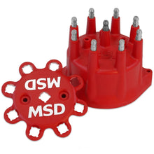 Load image into Gallery viewer, MSD Distributor Cap, Pro-Billet Marine, Red 84316 fits Ford