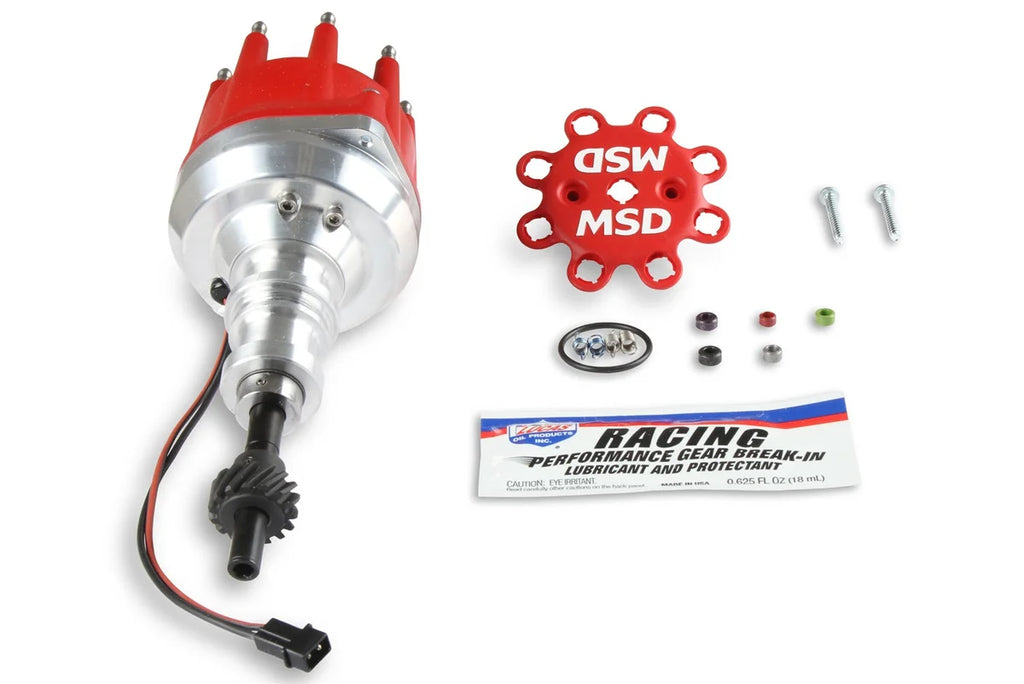 MSD Distributor, Ford 289-302/Steel Gear/Holley Hi-Ram 85797 - Side View
