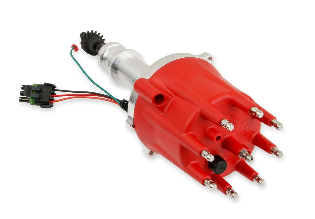 MSD Distributor, Ford 289/302, E-Curve, Steel Gear 85031 - Back View