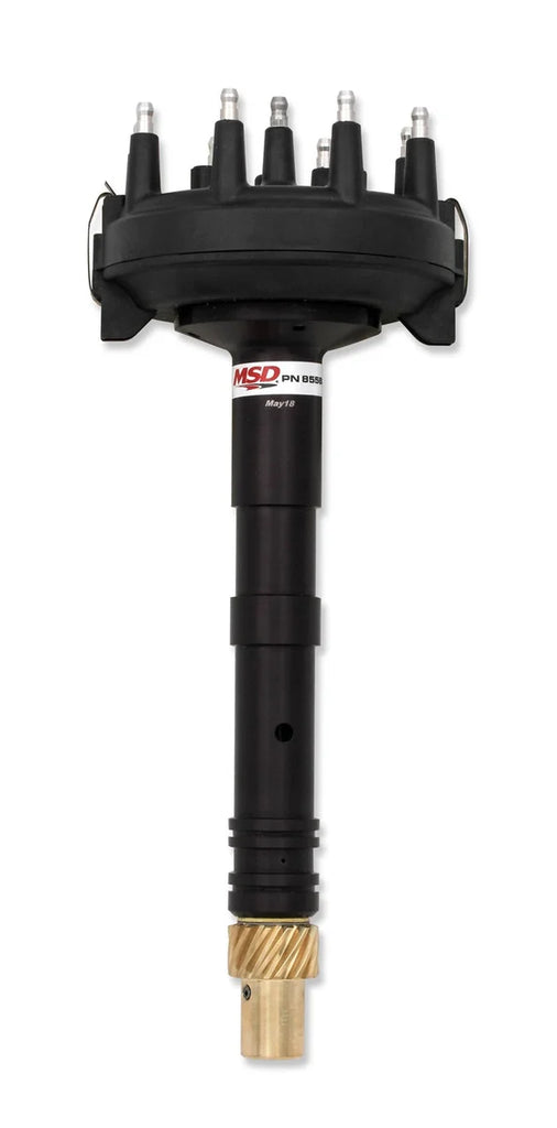 MSD Distributor designed for race applications using MSD Crank Trigger systems. 85583 - Main Product View