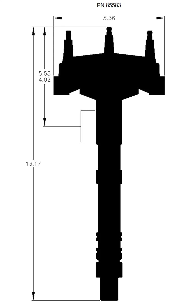 MSD Distributor designed for race applications using MSD Crank Trigger systems. 85583 - Additional View 7