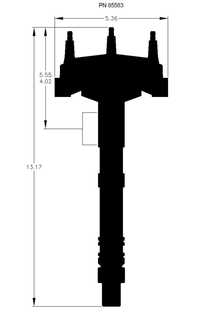MSD Distributor designed for race applications using MSD Crank Trigger systems. 85583 - Additional View 7