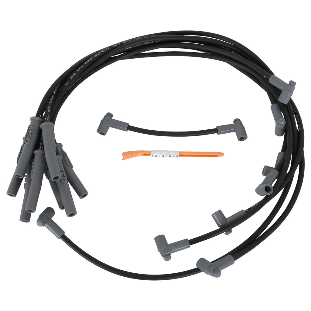 MSD For use on Chevy Big Block, '88-On, Black jacket - Main Product View
