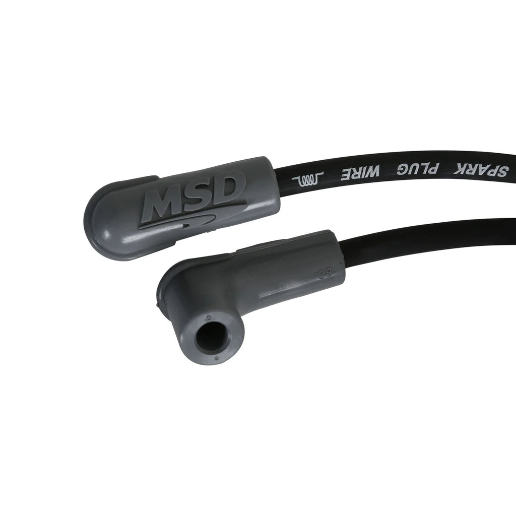 MSD For use on Chevy Corvette with 305, 350, HEI, Black jacket - Side View