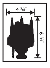 Load image into Gallery viewer, MSD Ford 2.3L Billet Distributor 8473 - Side View