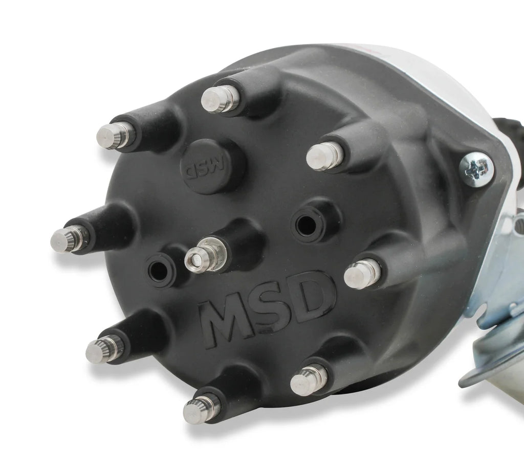 MSD Ford 289/302 Ready-To-Run Distributor, Black Cap 83525 - Back View
