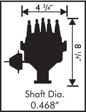 Load image into Gallery viewer, MSD Ford 289/302 Ready-To-Run Distributor, Steel Gear 83521 - Side View