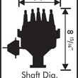 Load image into Gallery viewer, MSD Ford 351C-460 Ready-To-Run Pro-Billet Distributor Steel Gear 83501 - Side View