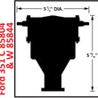 Load image into Gallery viewer, MSD Ford 351W Crab Cap Distributor 85844 - Side View