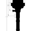 Load image into Gallery viewer, MSD Hall-Effect sync pickup. Must be used with an MSD 6, 7 or 8-series ignition. 2357 - Side View