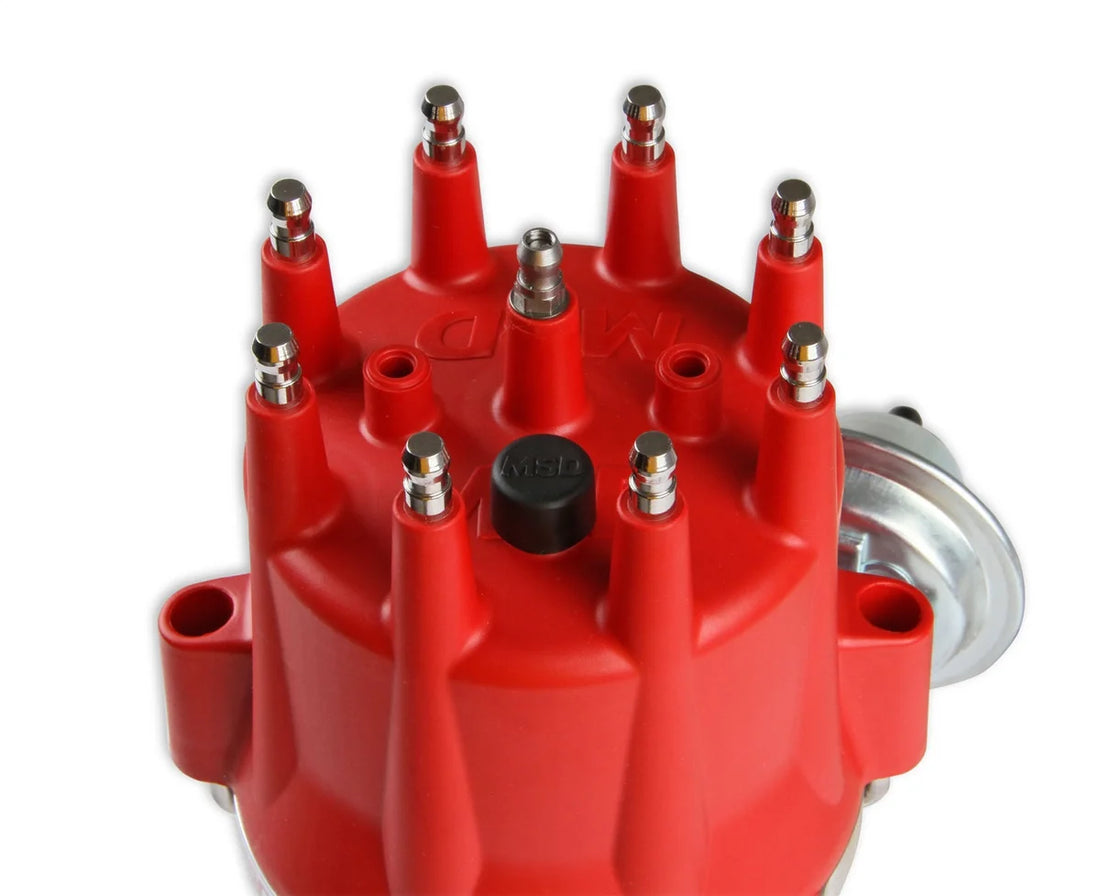 MSD Holden V8 w/Internal Module Distributor 85891 - Side View