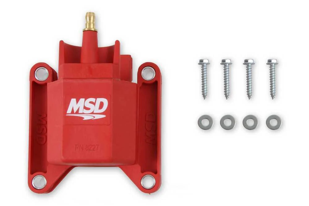 MSD Ignition Coil 8227 fits 1986-1995 Ford Aerostar, Taurus, Thunderbird / 1992 Ford Bronco, Crown Victoria, F-700, Tempo ...