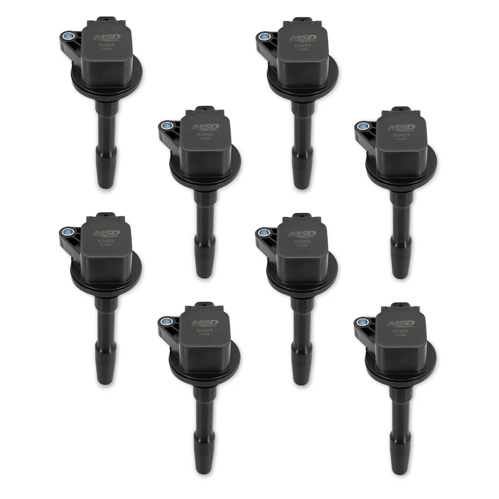 MSD Ignition Coil - Blaster - Black - 8 Pack fits Ford 5.2L V8 Supercharged - Main Product View