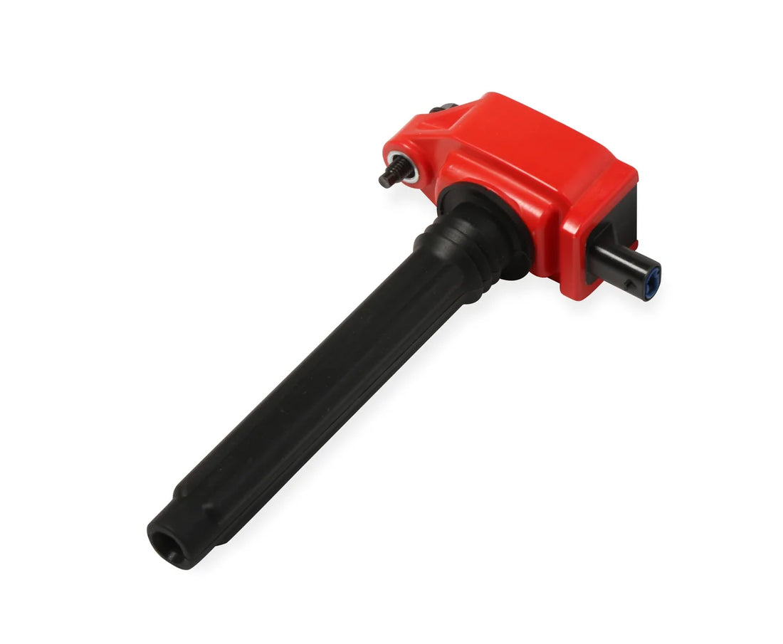 MSD Ignition Coil - Blaster - Red fits 2011-2021 Chrysler / Dodge / Jeep V6 - Side View