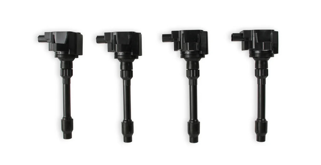MSD Ignition Coil - Blaster Series-Black-4-Pack fits 2015-2020 Honda Civic / Fit 1.5L / 2.0L / 2.0L Turbo 4-Cyl - Back View