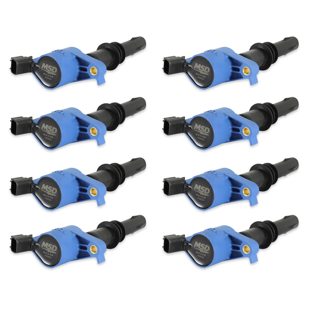 MSD Ignition Coil Blue 8-Pack fits 2006-2008 Ford Explorer Eddie / 2007 2008 Ford Explorer SPORT / 2007 2008 Ford F-150 FX...