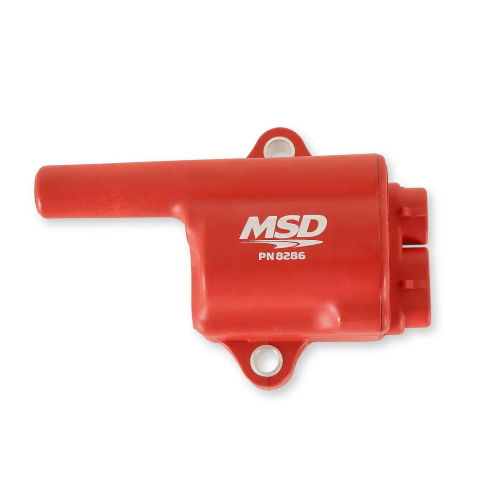 MSD Ignition Coil - Pro Power Series - Red - 8-Pack fits 1999-2006 Cadillac / Chevrolet / Gm Gm LS TRUCK Style - Detail View