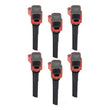 Load image into Gallery viewer, MSD Ignition Coil - Red - 6-Pack 826016 fits Ford EcoBoost 2.7L / 3.0L V6 - Main Product View