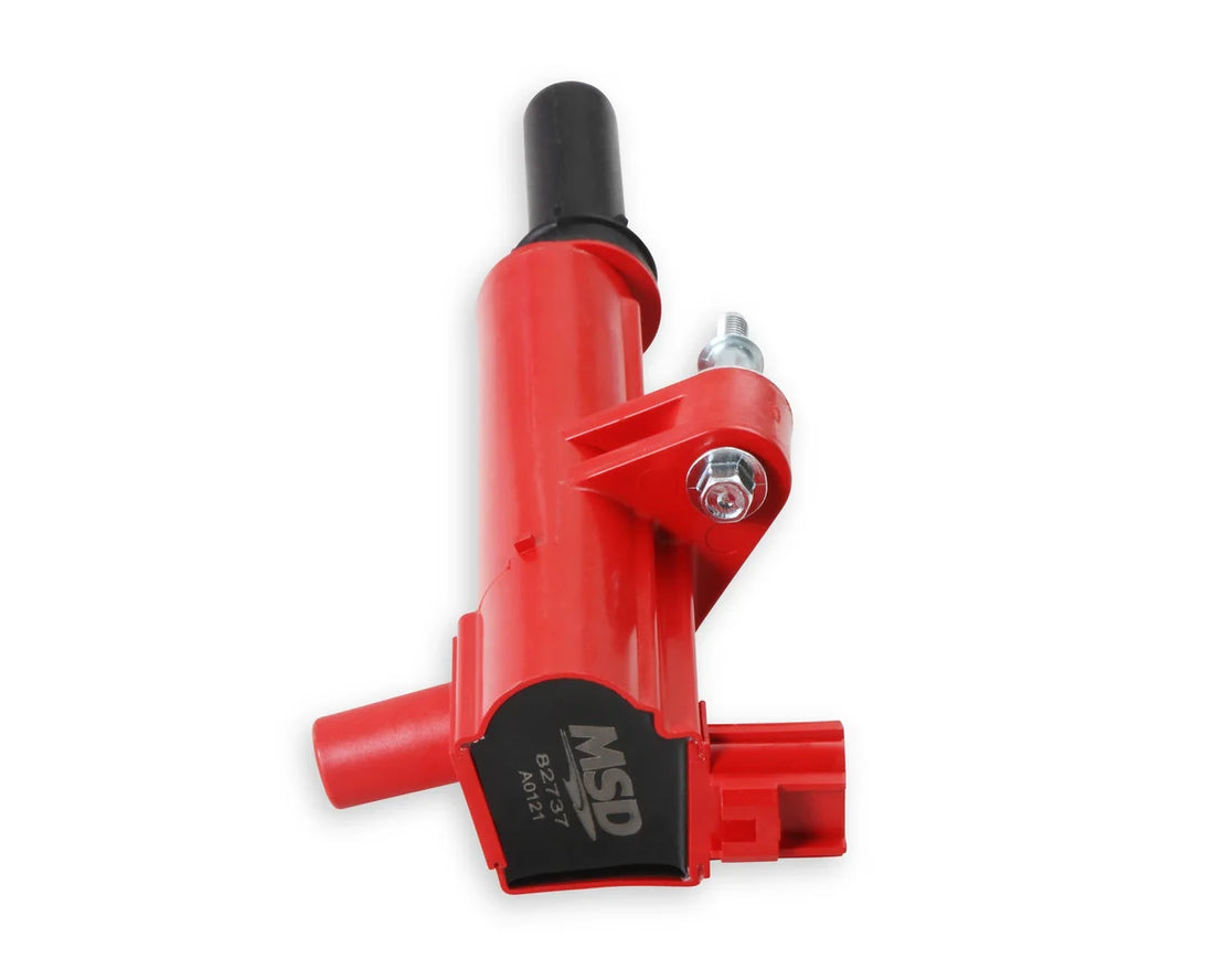MSD Ignition Coil Red fits Chrysler 3.7L / 2009-2010 Dodge Dakota BIG HORN / 2009 Dodge DURANGO SE / 2009-2012 Dodge Nitro...