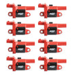 Load image into Gallery viewer, MSD Ignition Coil Series Red 8-Pack Round fits 2015-2018 Cadillac Escalade / 2015-2018 Cadillac Escalade ESV / 2014-2018 C...